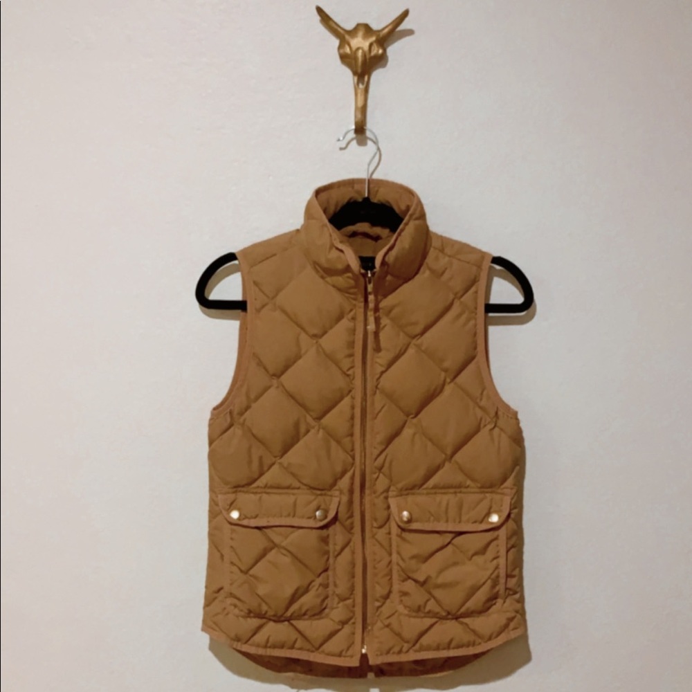 JCREW Quilted Down Vest